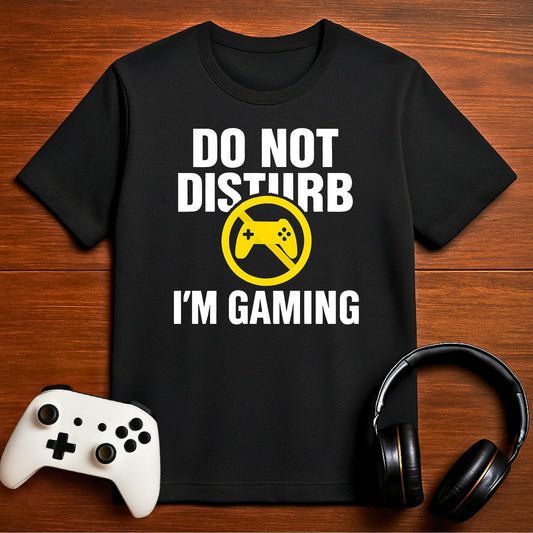 T-Shirt Black / S DND: Gaming In Progress T-shirt