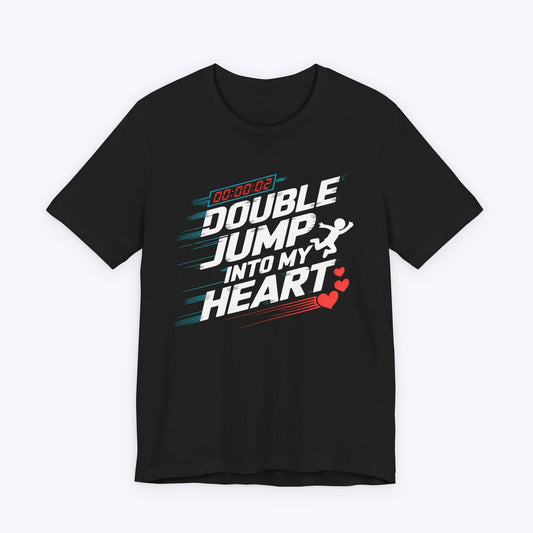 T-Shirt Black / S Double Jump Into My Heart T-shirt