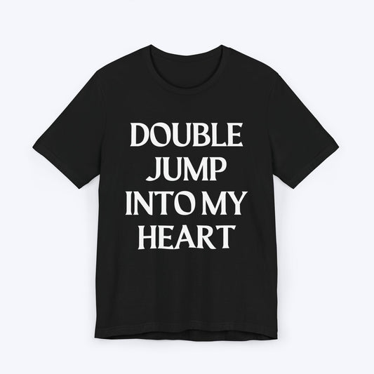 T-Shirt Black / S Double Jump Into My Heart T-shirt