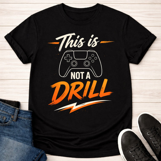 T-Shirt Black / S Drill Free Gaming T-shirt