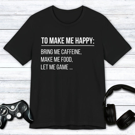 T-Shirt Black / S Easily Pleased T-shirt