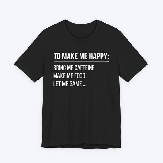 T-Shirt Black / S Easily Pleased T-shirt