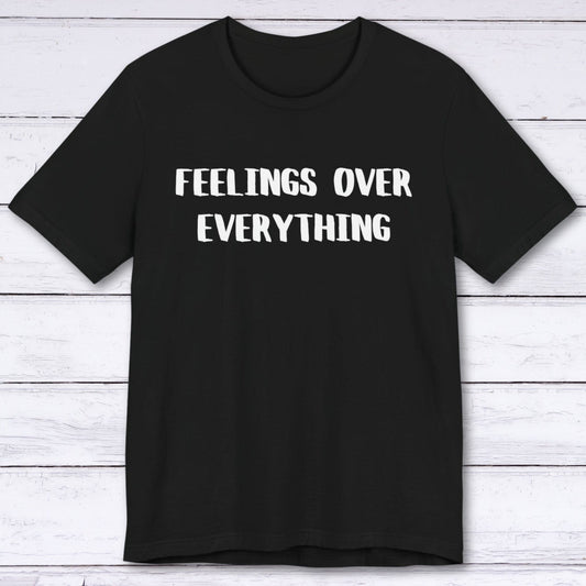 T-Shirt Black / S Feelings Over Everything "FOE" T-shirt