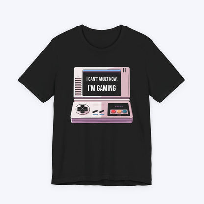 T-Shirt Black / S Game First, Adult Later T-shirt