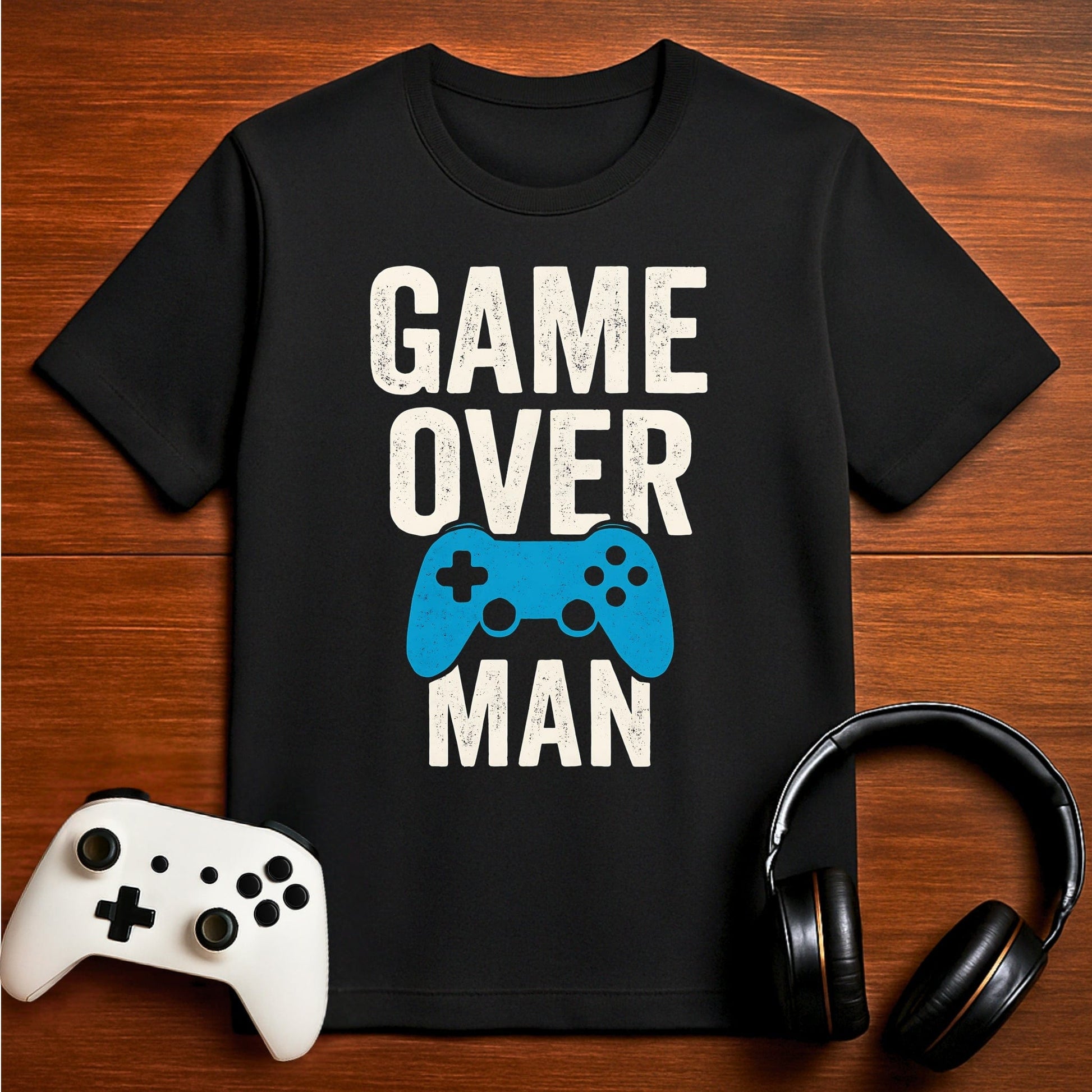 T-Shirt Black / S Game Over Man T-shirt