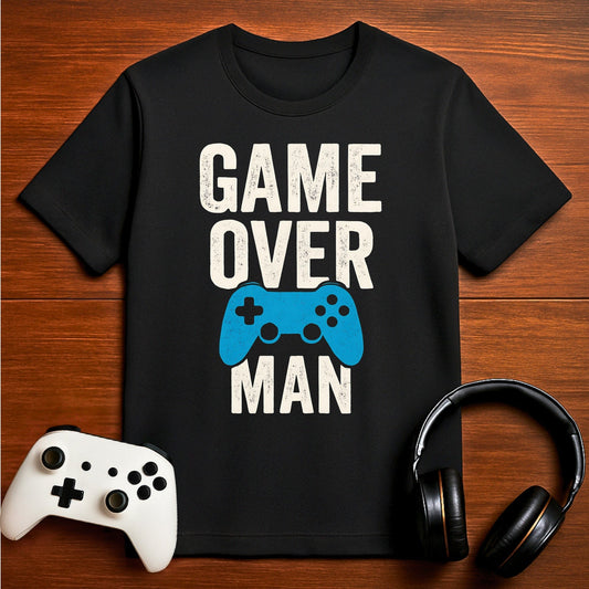 T-Shirt Black / S Game Over Man T-shirt