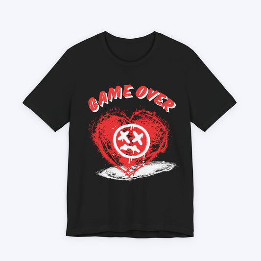 T-Shirt Black / S Game Over:Sad Hearts T-shirt
