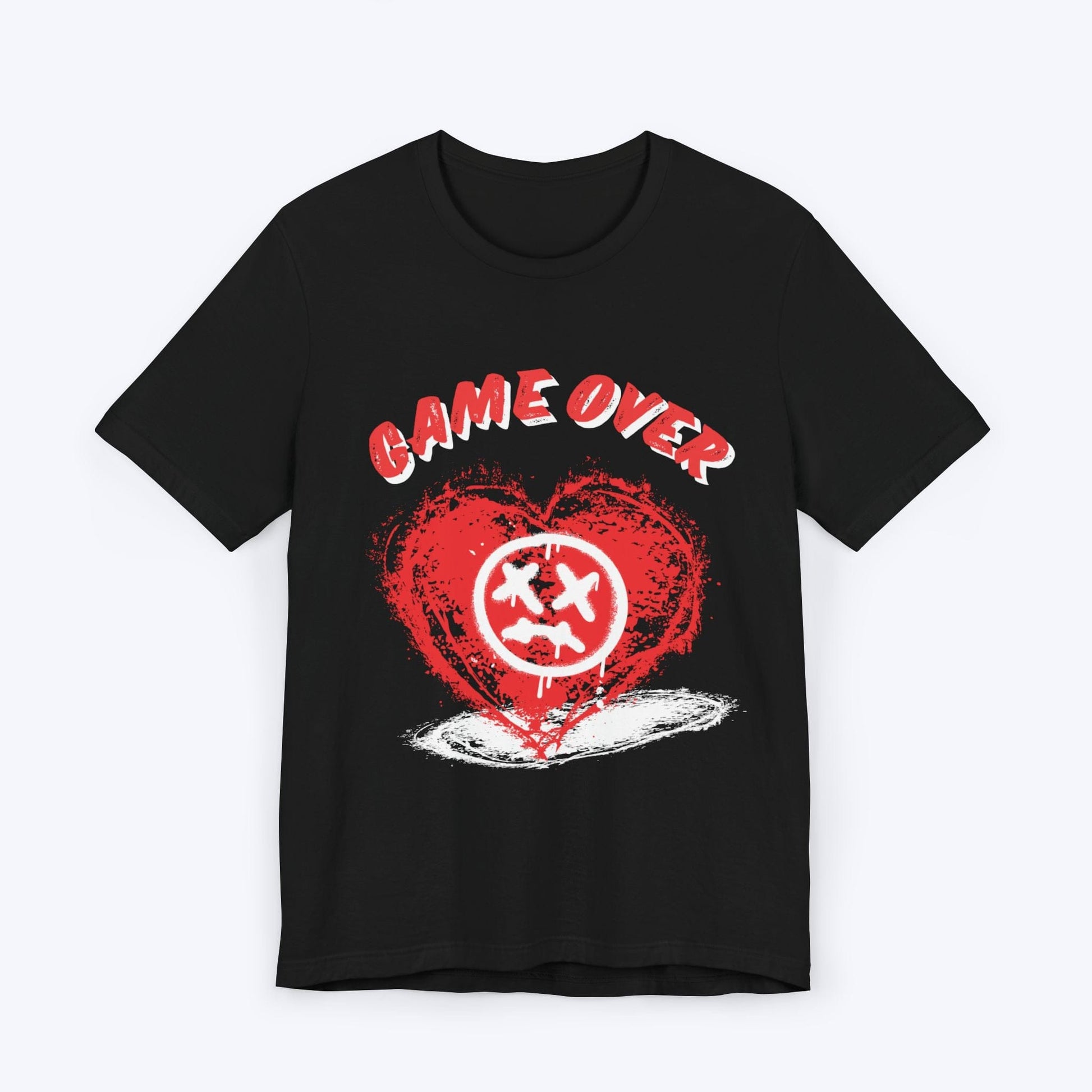 T-Shirt Black / S Game Over:Sad Hearts T-shirt