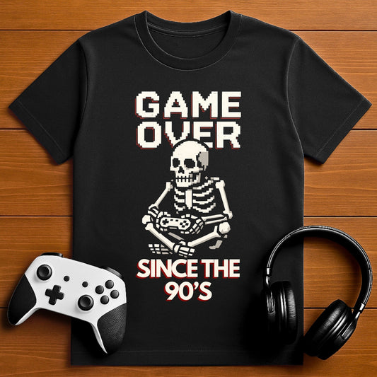 T-Shirt Black / S Game Over Since the 90s T-shirt