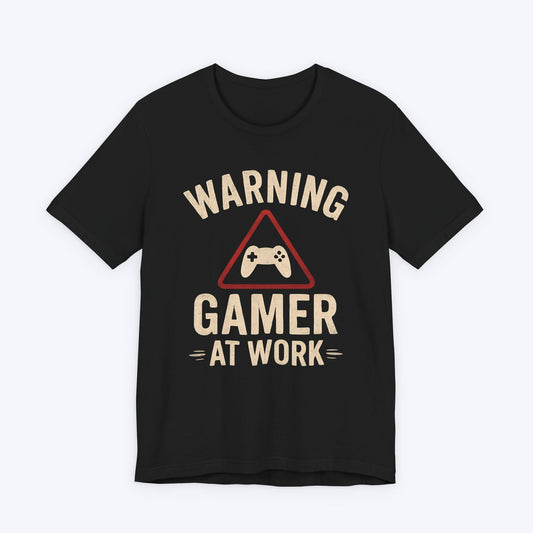 T-Shirt Black / S Gamer at Work – Stay Back T-shirt