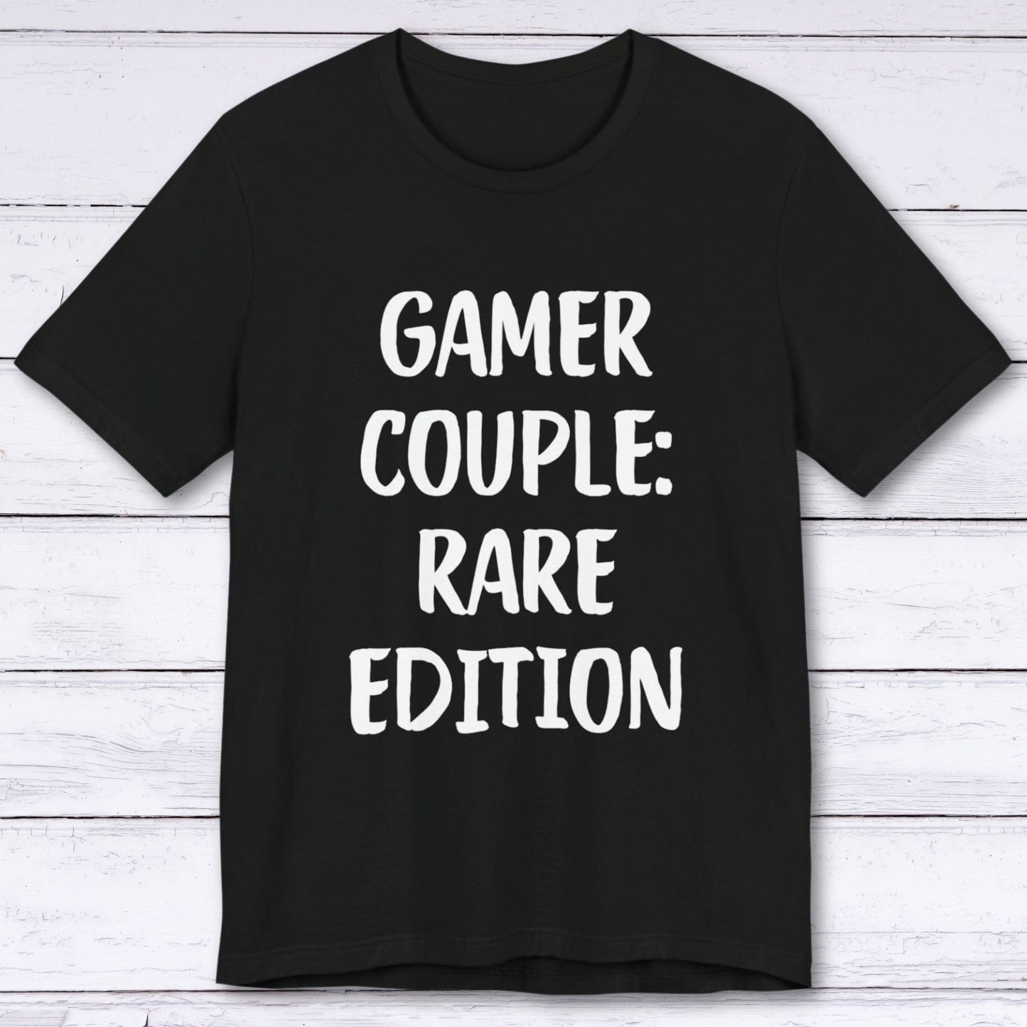 T-Shirt Black / S Gamer Couple: Rare Edition T-shirt