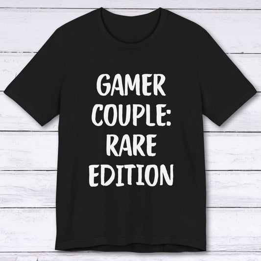 T-Shirt Black / S Gamer Couple: Rare Edition T-shirt