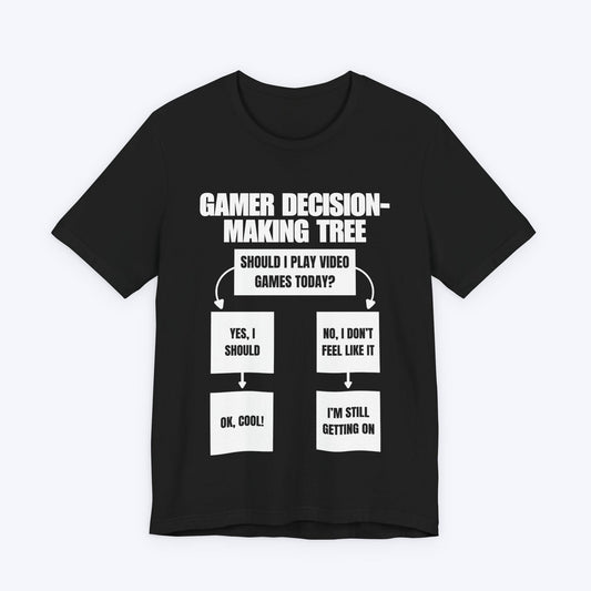 T-Shirt Black / S Gamer Decision-Making Tree T-shirt