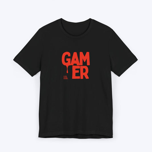 T-Shirt Black / S Gamer Drip: Live, Love, Game T-shirt