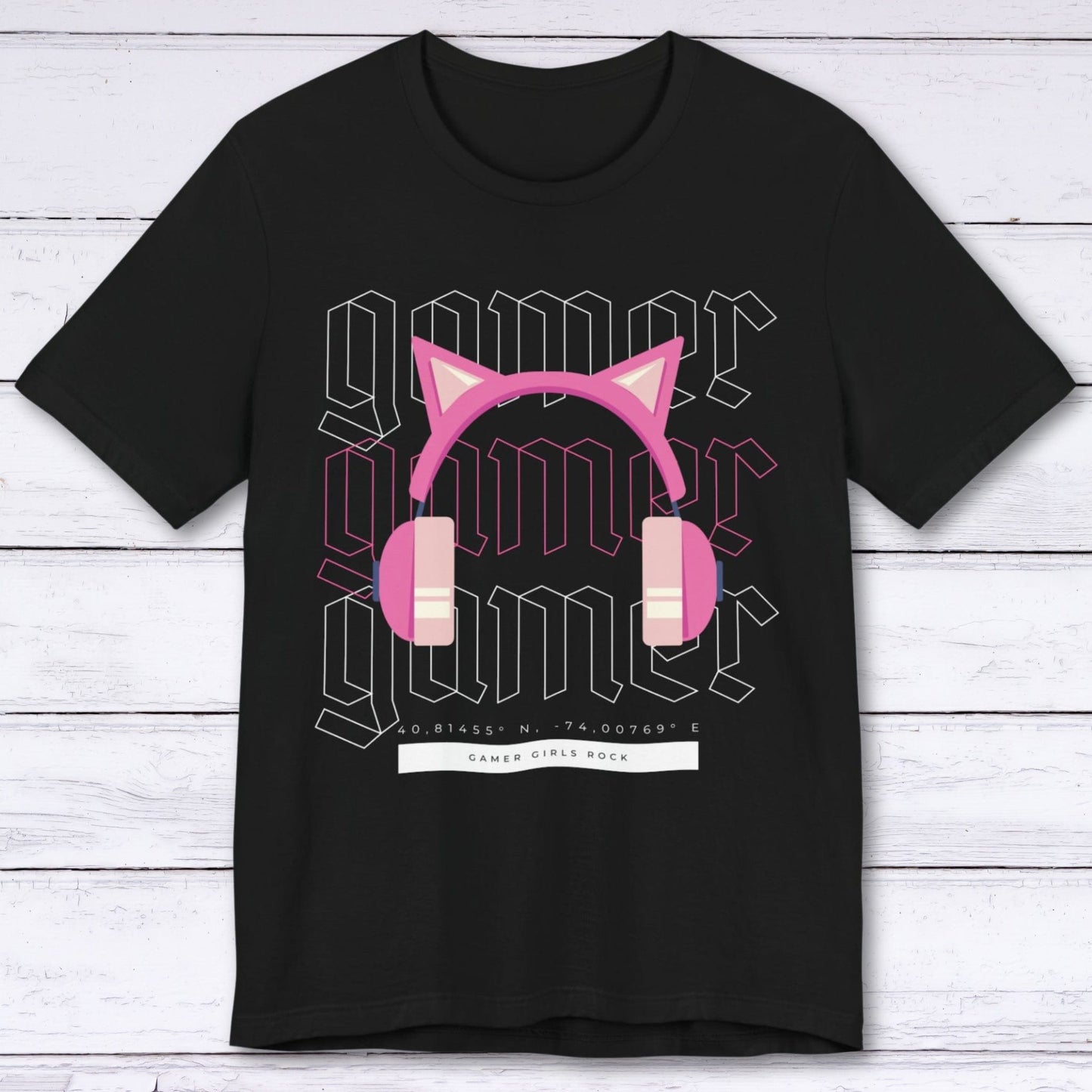 T-Shirt Black / S Gamer Girls Rock T-shirt