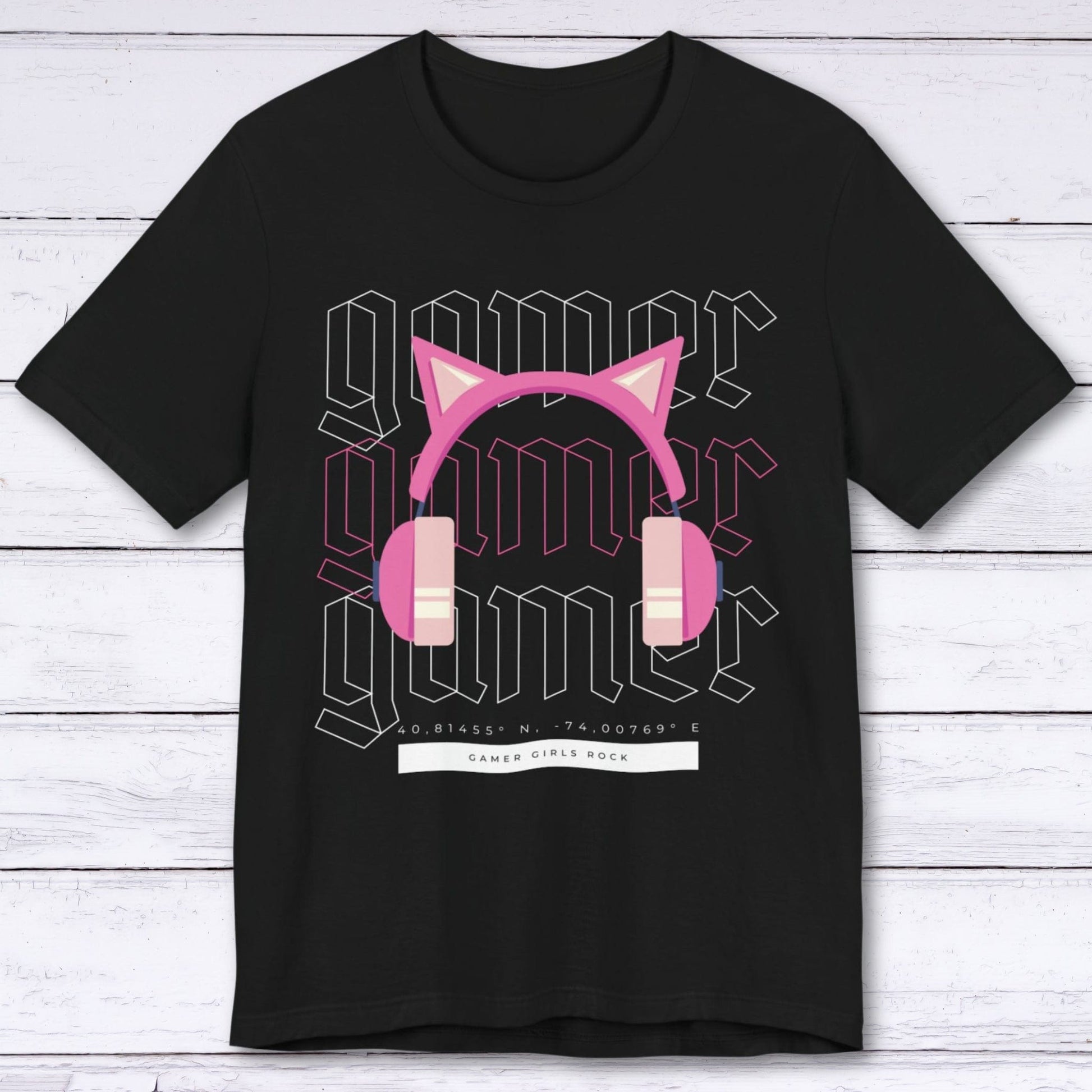 T-Shirt Black / S Gamer Girls Rock T-shirt