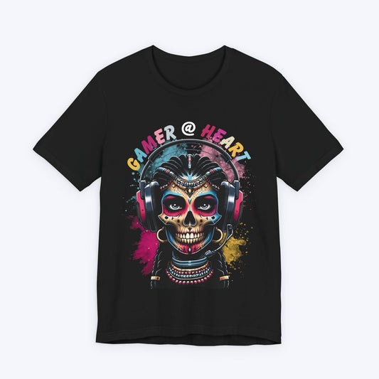 T-Shirt Black / S Gamer @ Heart (Skull Girl Edition) T-shirt