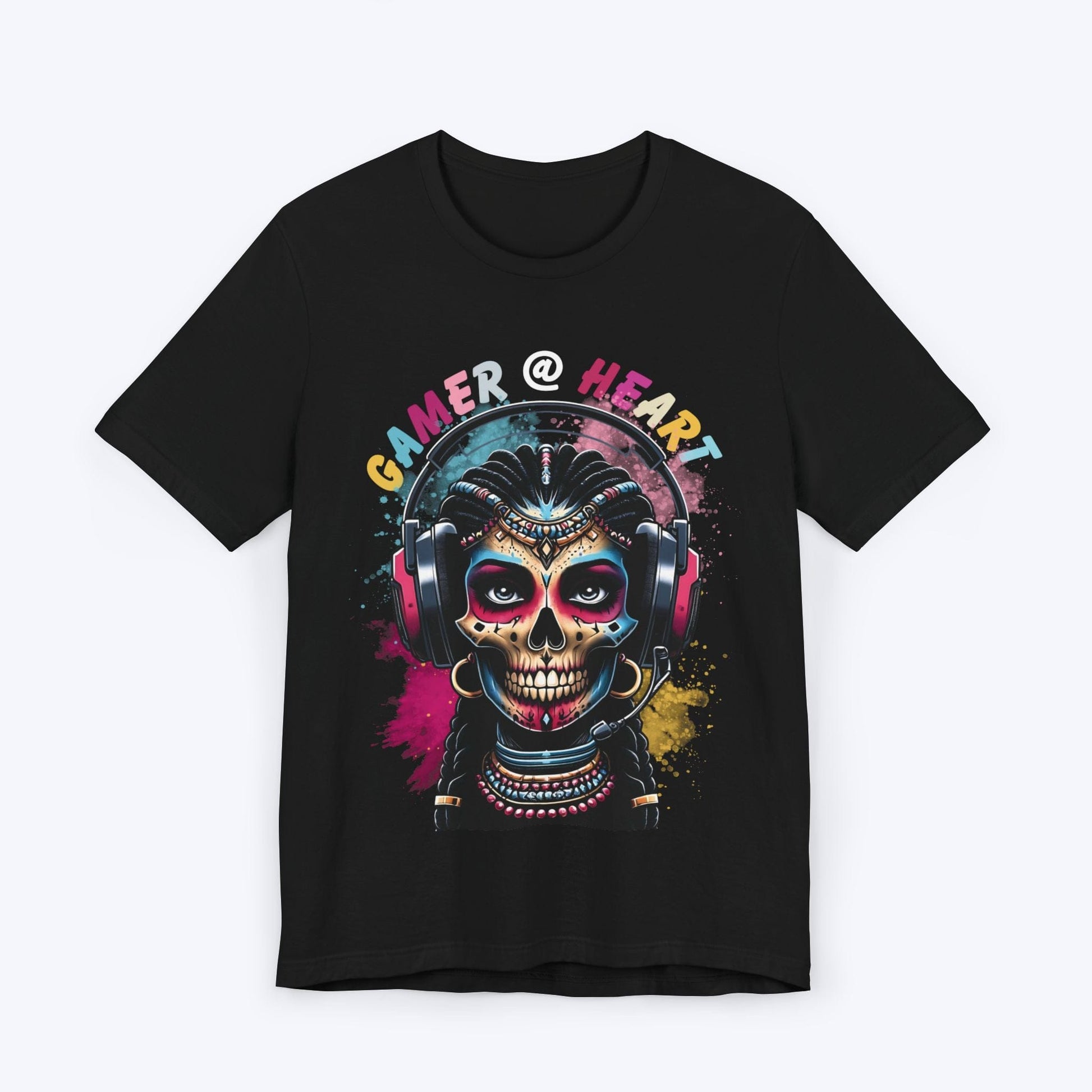 T-Shirt Black / S Gamer @ Heart (Skull Girl Edition) T-shirt