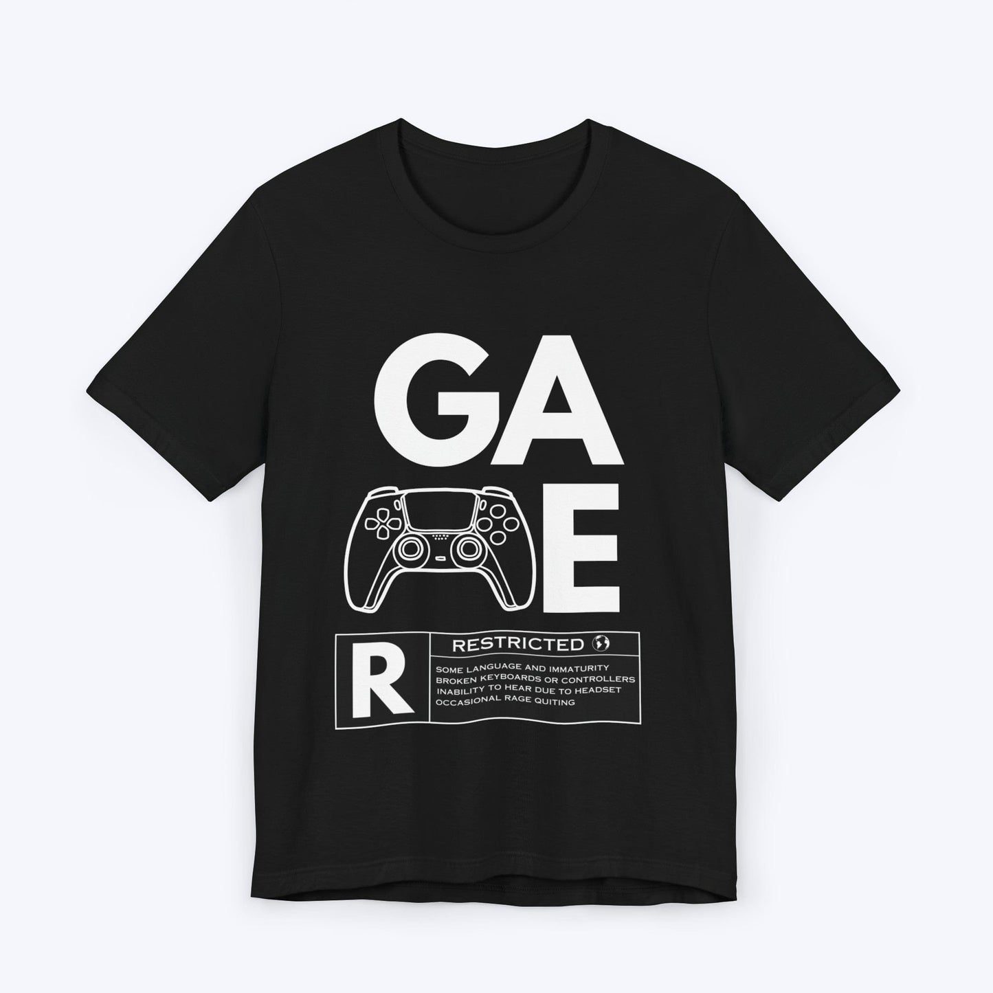 T-Shirt Black / S Gamer Restricted T-shirt