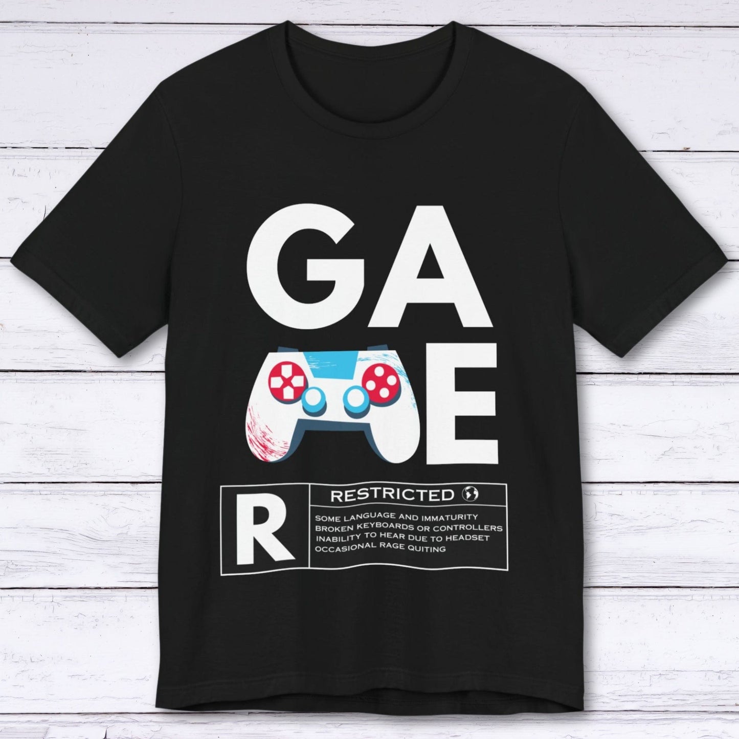 T-Shirt Black / S Gamer Restricted T-shirt