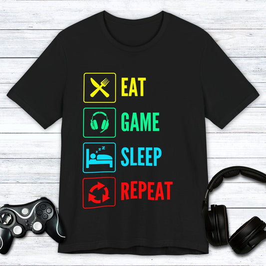 T-Shirt Black / S Gamer Routine T-shirt