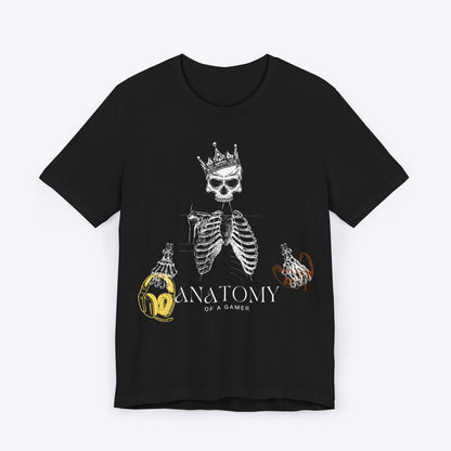 T-Shirt Black / S Gamer's Anatomy: Bones & Buttons T-shirt