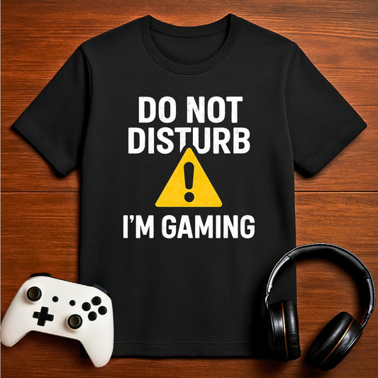 T-Shirt Black / S Gamer Zone: Do Not Disturb T-shirt