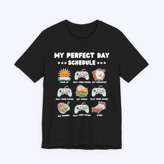 T-Shirt Black / S Gamers Itinerary T-shirt