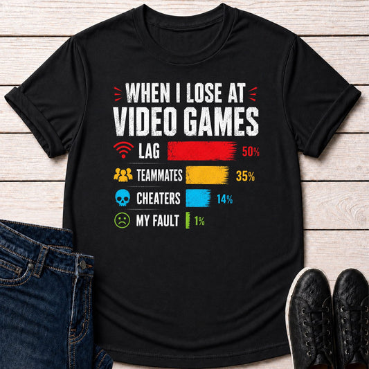 T-Shirt Black / S Gaming Excuses T-shirt