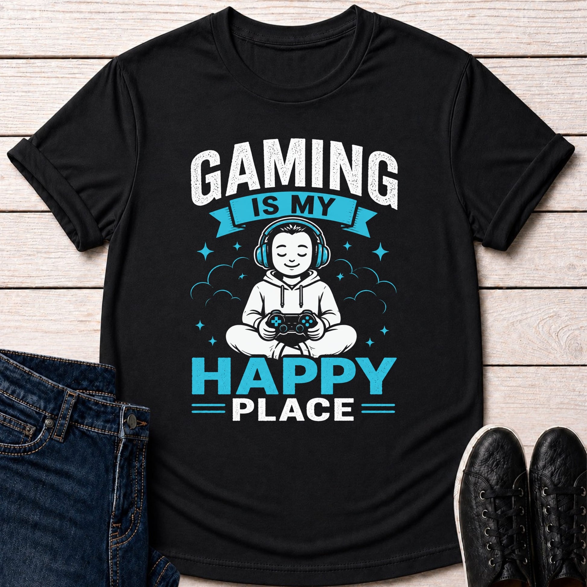 T-Shirt Black / S Gaming Makes Me Happy T-Shirt
