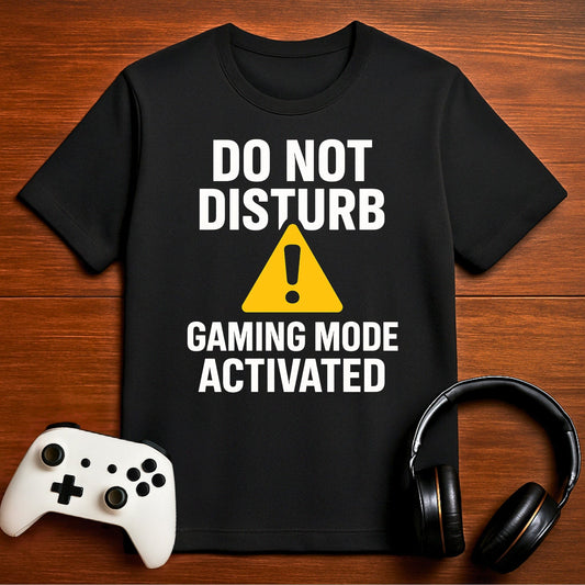 T-Shirt Black / S Gaming Zone: No Interruptions T-shirt