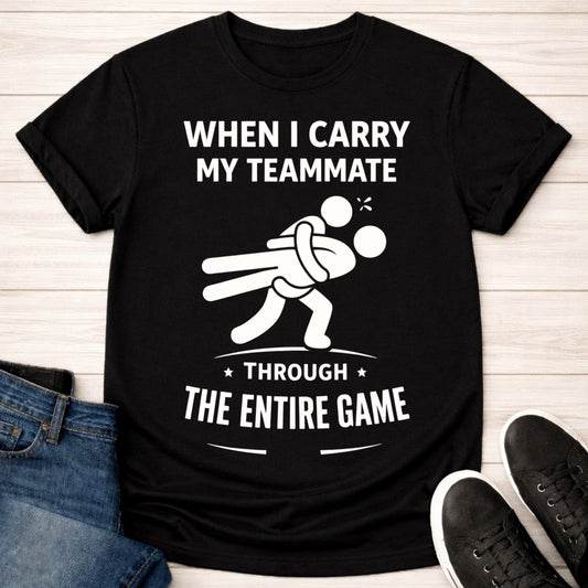 T-Shirt Black / S Get Carried T-shirt