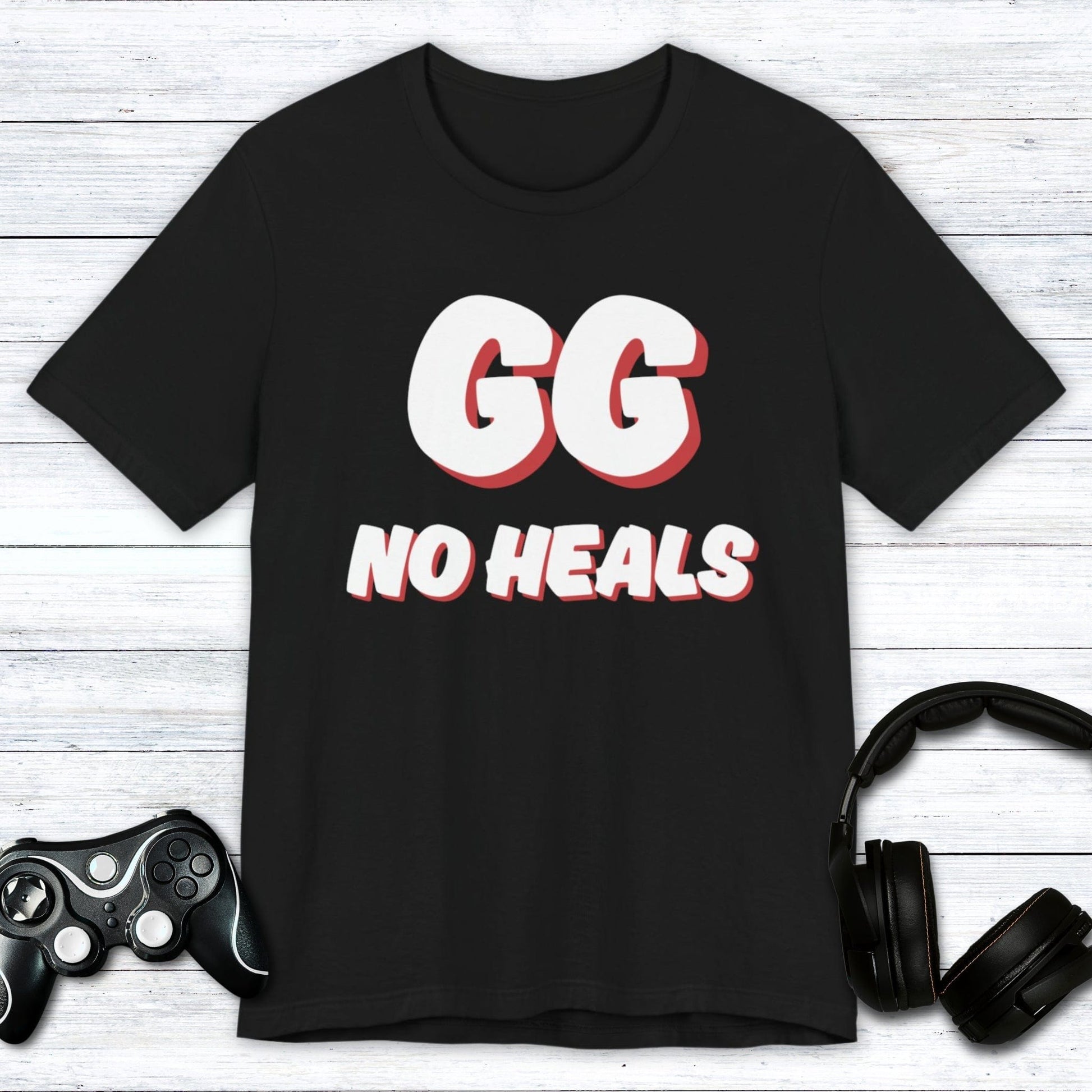 T-Shirt Black / S GG No Heals T-shirt