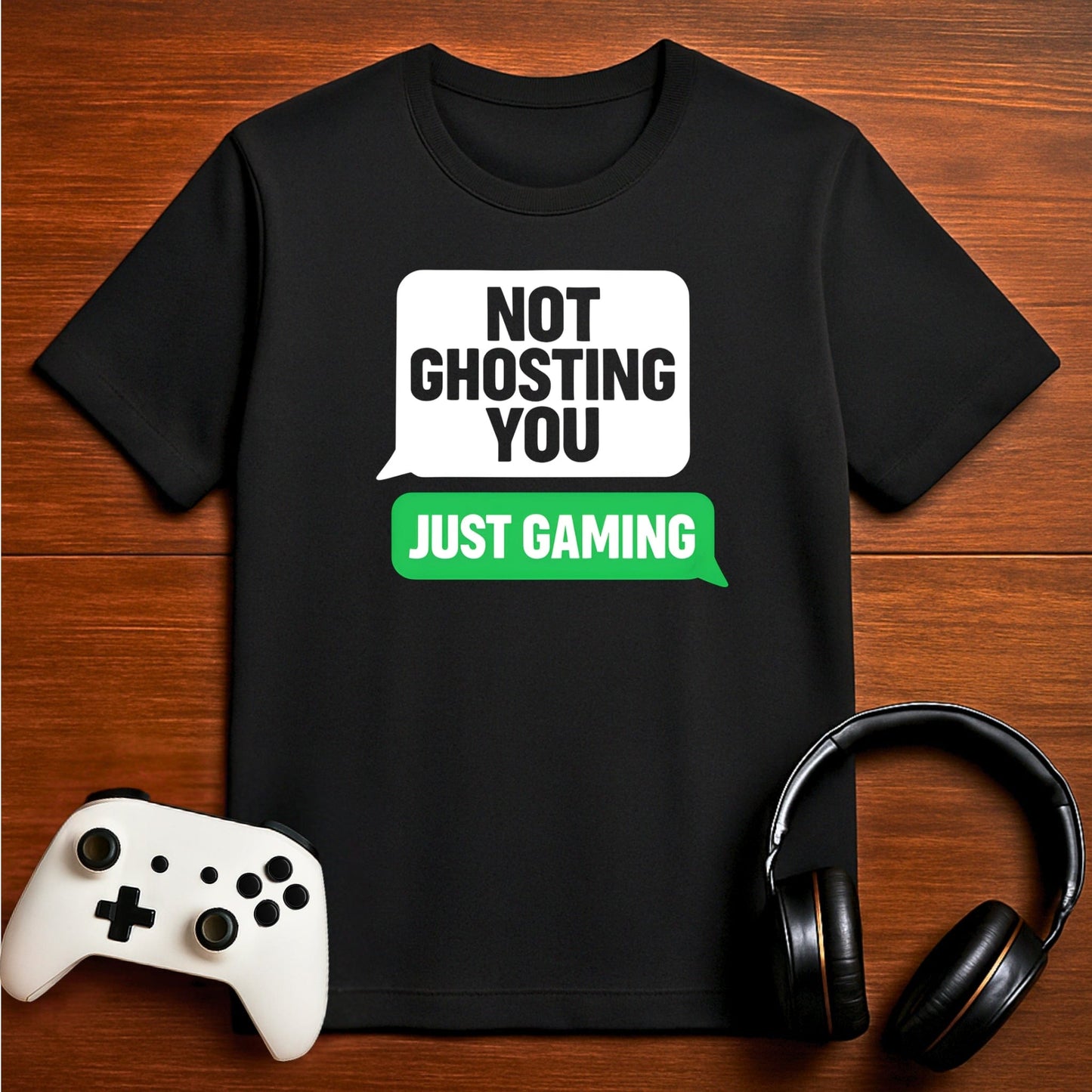T-Shirt Black / S Ghost Mode: Gaming Activated T-shirt