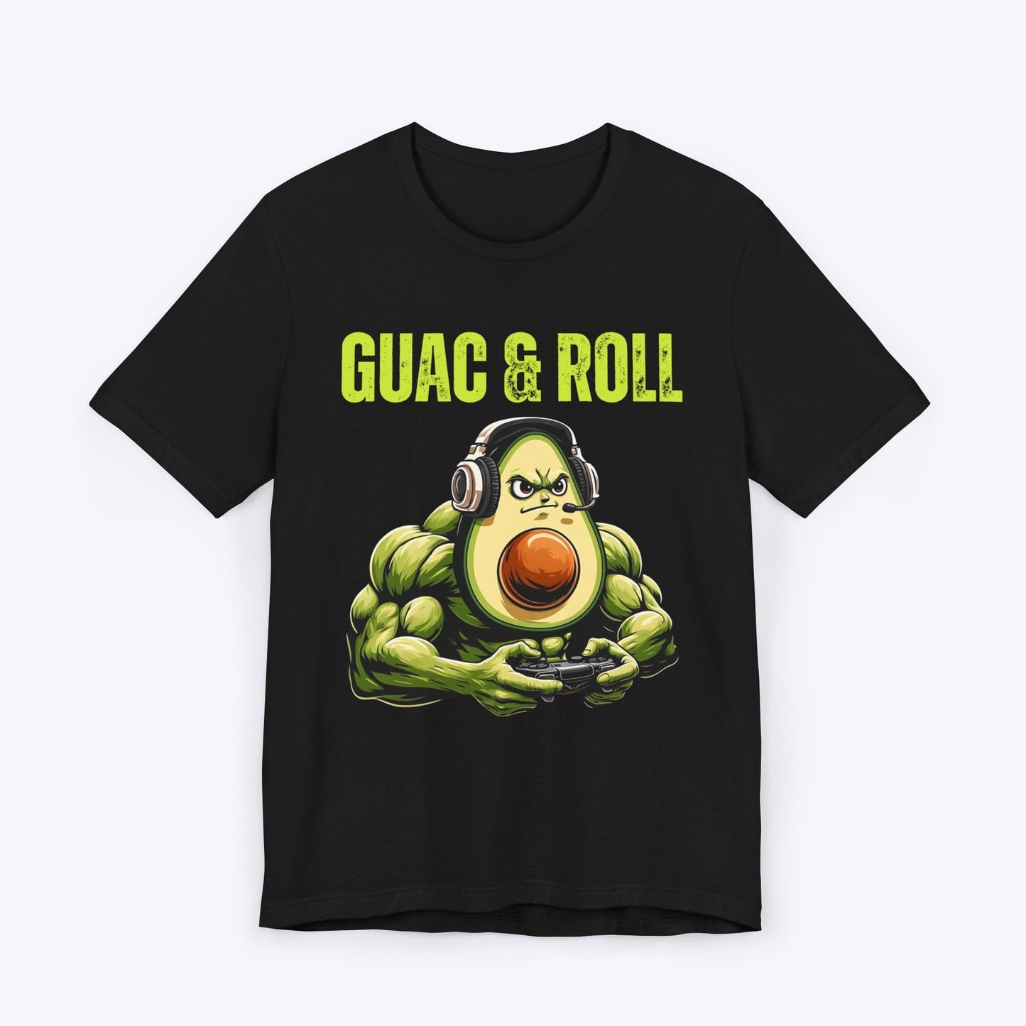 T-Shirt Black / S Guac and Roll Avocado T-shirt