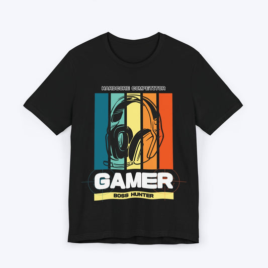 T-Shirt Black / S Hardcore Gaming Competitor T-shirt