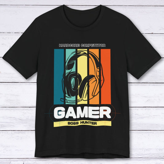 T-Shirt Black / S Hardcore Gaming Competitor T-shirt