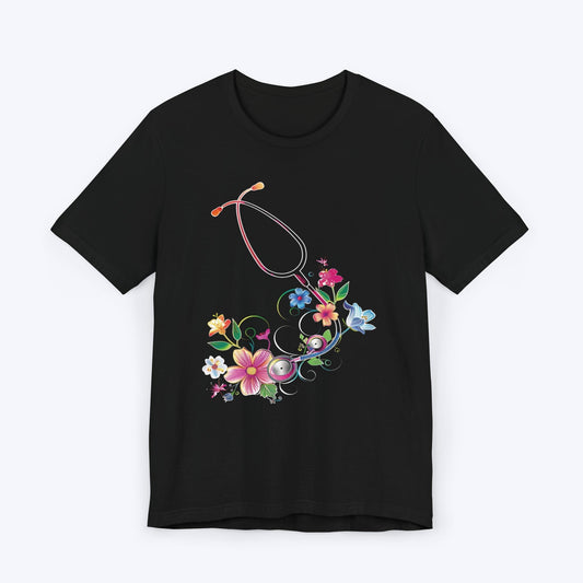 T-Shirt Black / S Healing Petals T-shirt