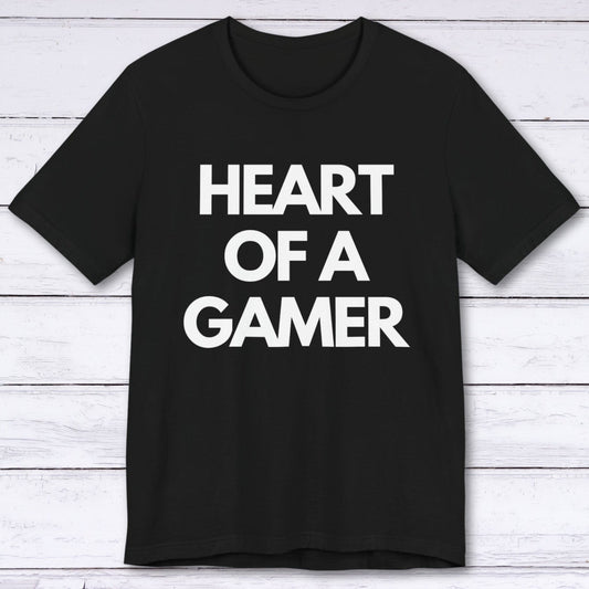 T-Shirt Black / S Heart of a Gamer T-shirt