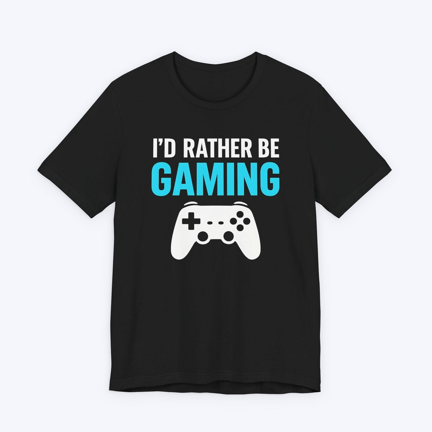 T-Shirt Black / S Here Physically, Gaming Mentally T-shirt