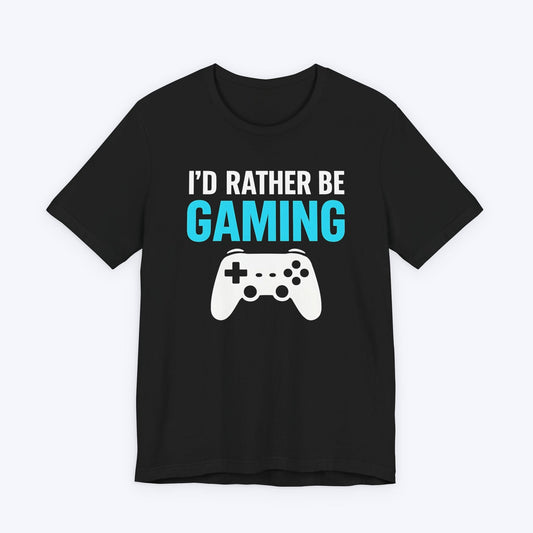 T-Shirt Black / S Here Physically, Gaming Mentally T-shirt