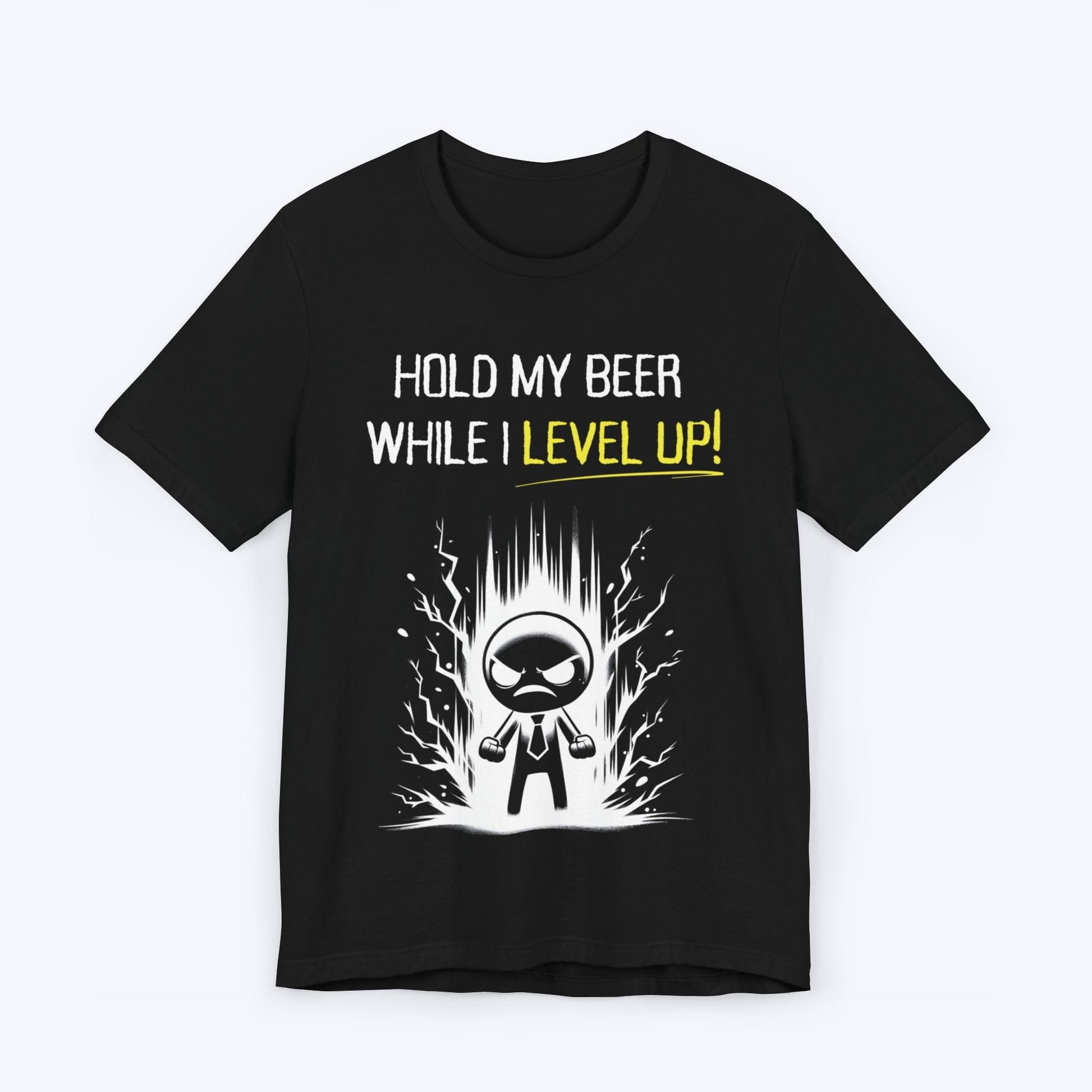 T-Shirt Black / S Hold My Beer "Level Up" T-shirt