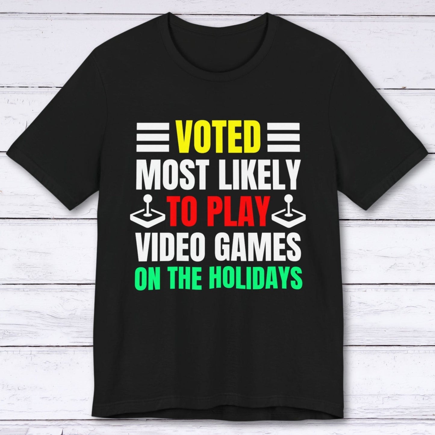 T-Shirt Black / S Holiday Gamer T-shirt