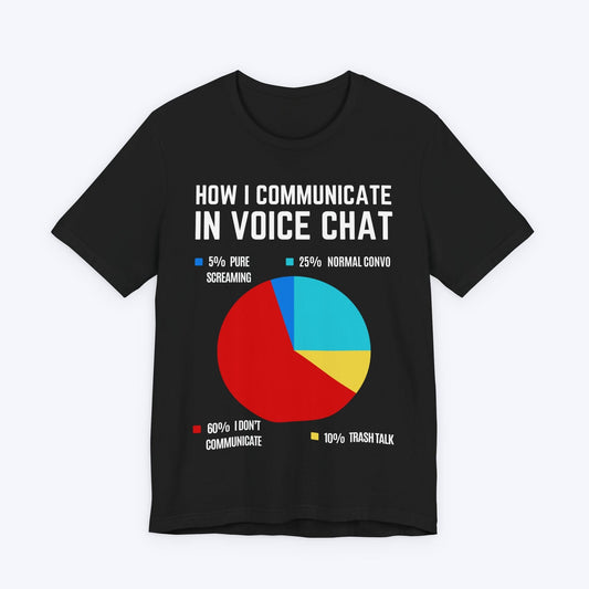 T-Shirt Black / S How I Communicate In Voice Chat T-shirt