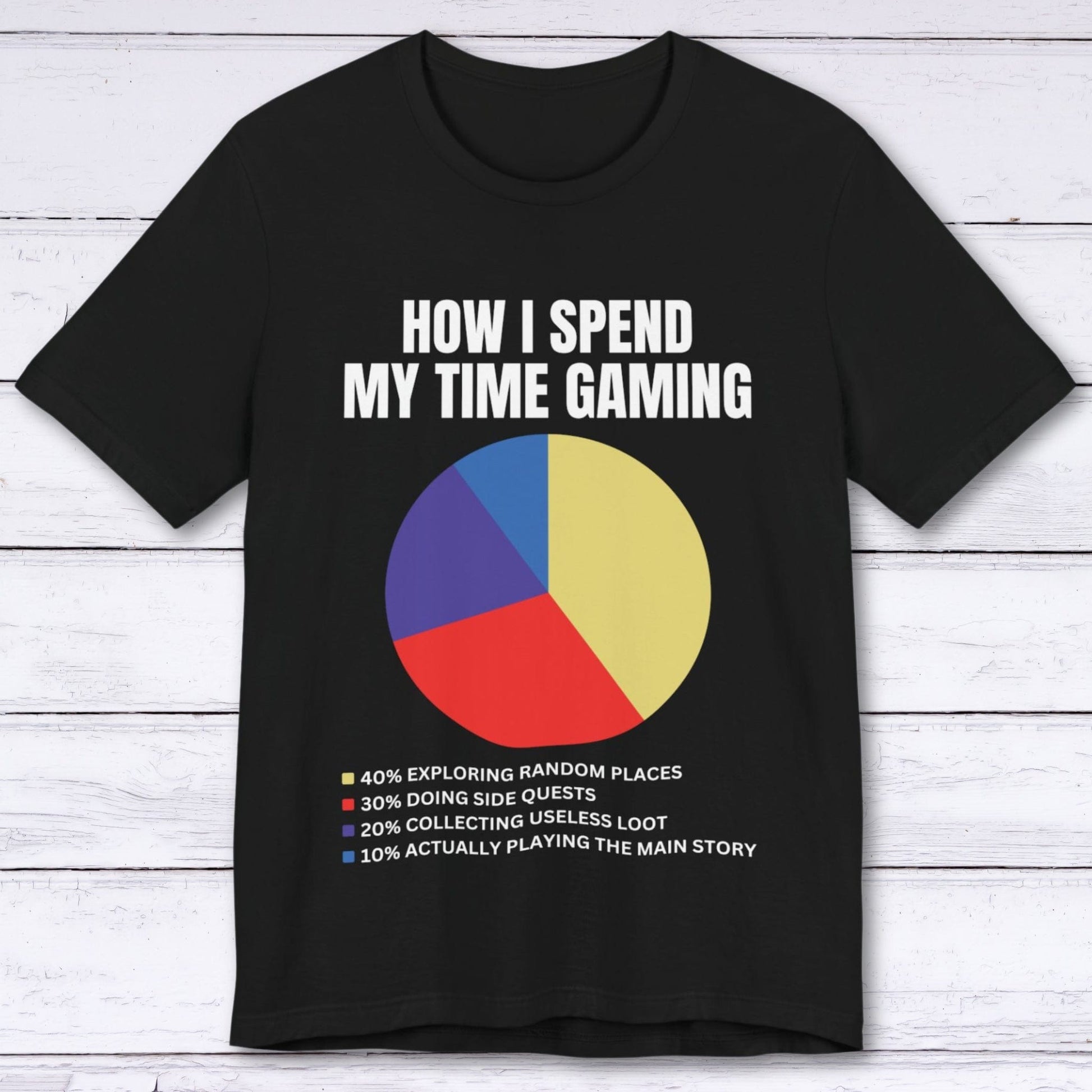 T-Shirt Black / S How I Spend My Time Gaming T-shirt