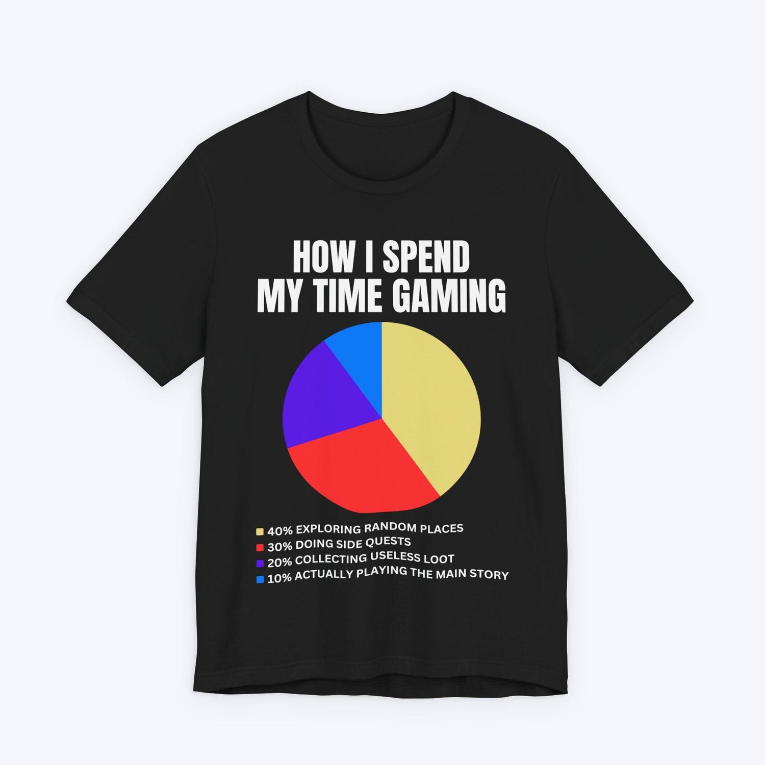 T-Shirt Black / S How I Spend My Time Gaming T-shirt