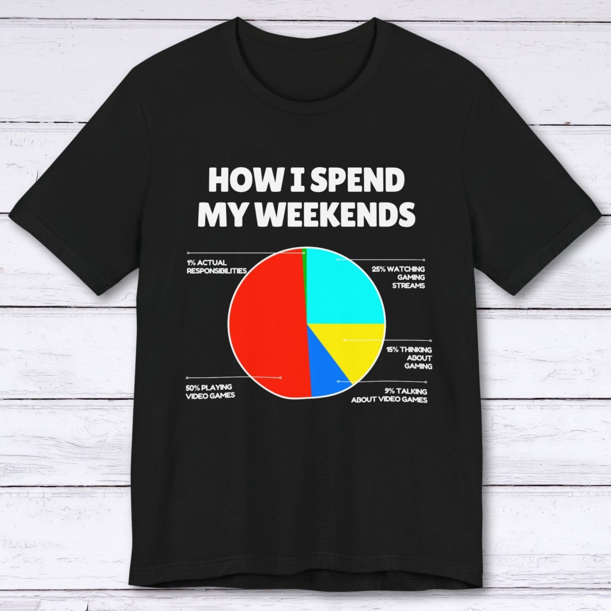 T-Shirt Black / S How I Spend My Weekends T-shirt