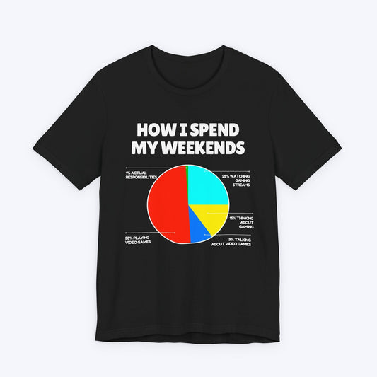 T-Shirt Black / S How I Spend My Weekends T-shirt