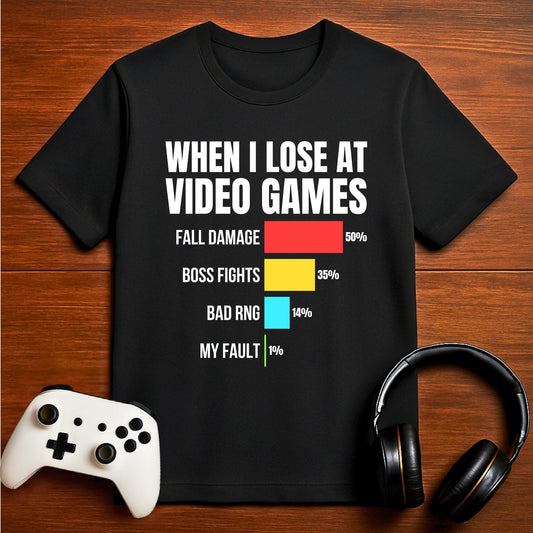 T-Shirt Black / S I Blame Fall Damage T-shirt