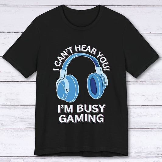 T-Shirt Black / S I Can't Hear You "Baby Blue" Gaming T-shirt